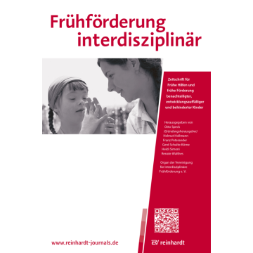 Frühförderung interdisziplinär 4/2007