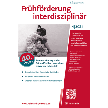 Frühförderung interdisziplinär 4/2021