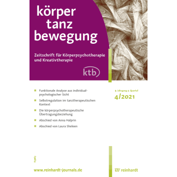 körper - tanz - bewegung 4/2021