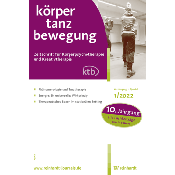 körper - tanz - bewegung 1/2022