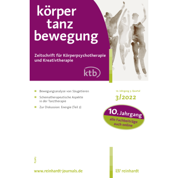 körper - tanz - bewegung 3/2022