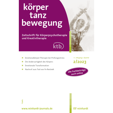 körper - tanz - bewegung 2/2023