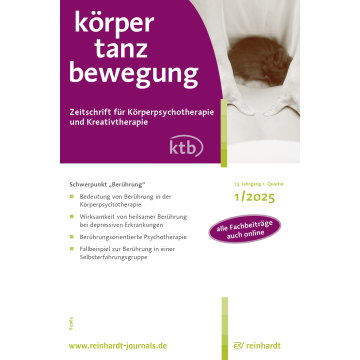 Fachbeitrag: Berührungsorientierte Psychotherapie